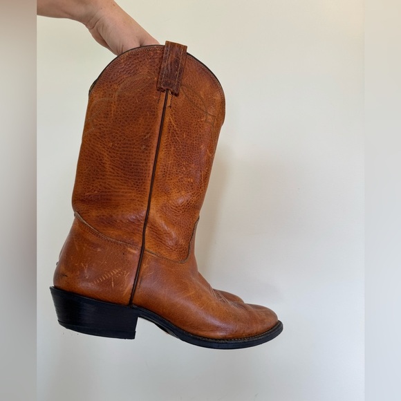 Vintage Western Nocana Cowboy Brown Boots 10 woman’s (8.5 men’s) - Picture 4 of 6